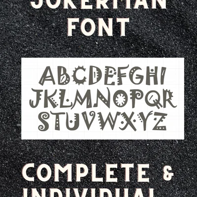 Bộ Chữ Cái Font Jokerman (Jokerman Font Alphabets)