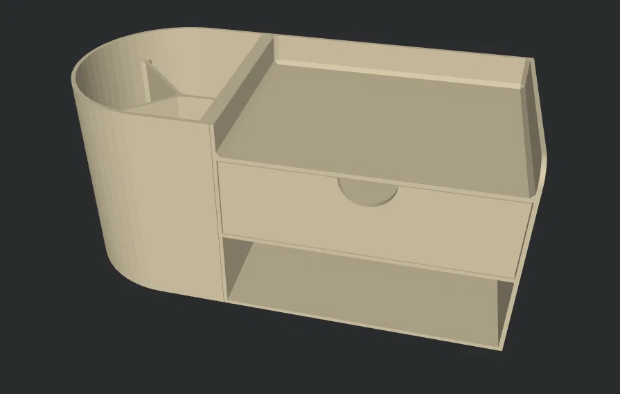 Khay đựng bút và dụng cụ văn phòng 3D thông minh cho bàn làm việc - Image 1