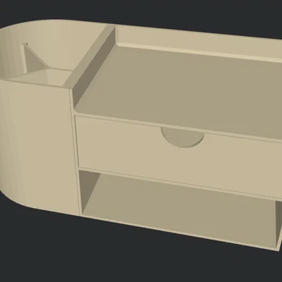 Khay đựng bút và dụng cụ văn phòng 3D thông minh cho bàn làm việc