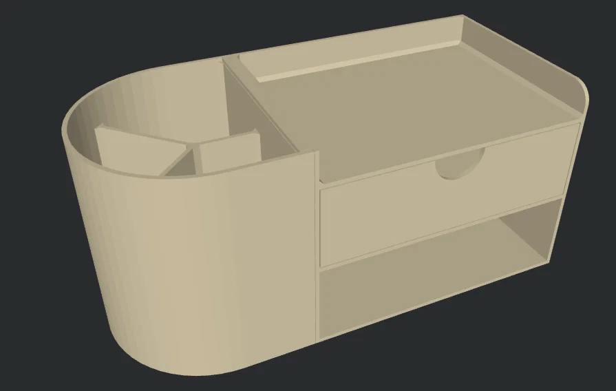 Khay đựng bút và dụng cụ văn phòng 3D thông minh cho bàn làm việc - Image 3