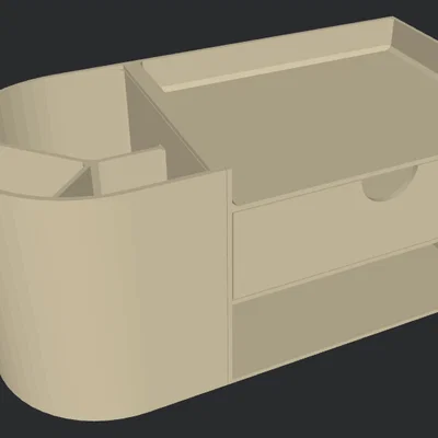 Khay đựng bút và dụng cụ văn phòng 3D thông minh cho bàn làm việc