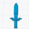 Mô hình kiếm Master Sword phong cách Lego cho fan Zelda - Thumbnail 1