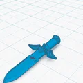 Mô hình kiếm Master Sword phong cách Lego cho fan Zelda - Thumbnail 2