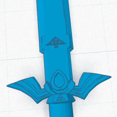 Mô hình kiếm Master Sword phong cách Lego cho fan Zelda