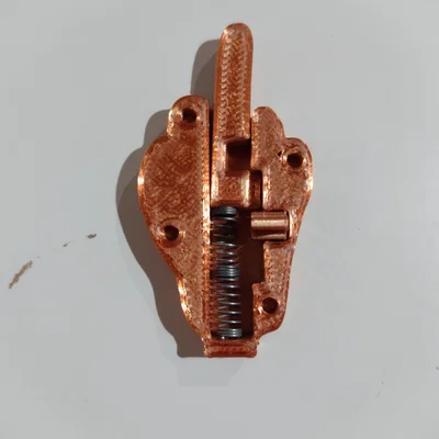 Đồ chơi fidget ngón giữa bật lò xo (Springloaded Middlefinger Fidget Toy)