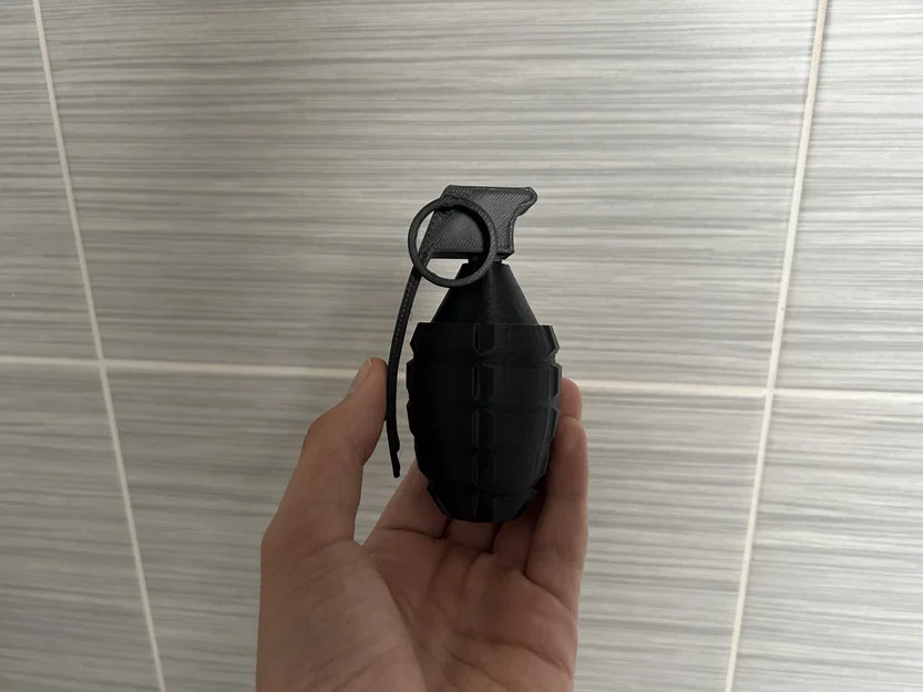 Mô hình quả lựu đạn trang trí (Grenade Prop) - File in 3D - Image 2