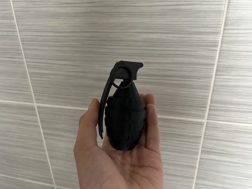 Mô hình quả lựu đạn trang trí (Grenade Prop) - File in 3D - Image 4