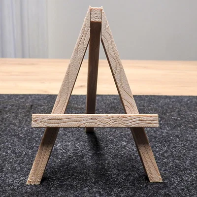 Giá đỡ ảnh để bàn mini (Easel) với họa tiết vân gỗ tinh tế