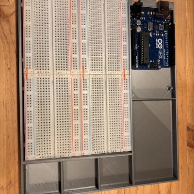 Đế giữ Arduino UNO/MEGA và Breadboard tiện lợi cho dân kỹ thuật
