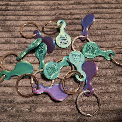 Chìa khóa xe đẩy siêu thị (Shopping cart key)