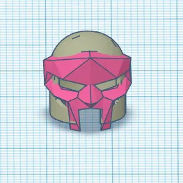 Mũ bảo hiểm MF DOOM in 3D dành cho Lego minifigure cực chất