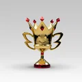 Cúp Vương Miện Mario Kart 7 Club Nintendo Europe (Replica) - Thumbnail 1