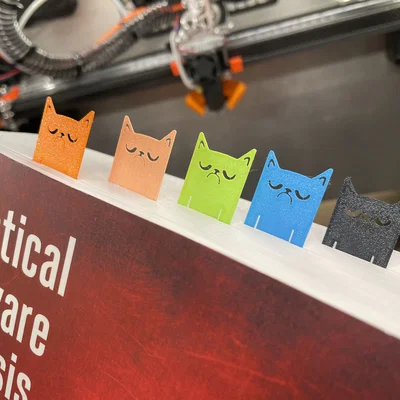 Bookmark Mèo Dài Khó Ở (Grumpy Long Cat Bookmark)