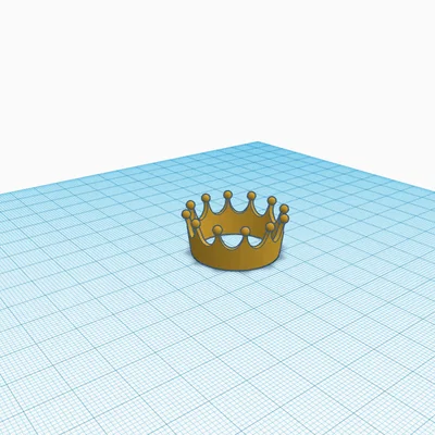 Mô hình vương miện 3D (Crown) trang trí và cosplay ấn tượng