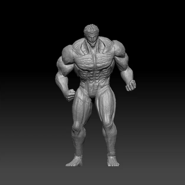 Mô hình 3D Armored Titan - Thiết Giáp Titan (Attack on Titan) - Image 4