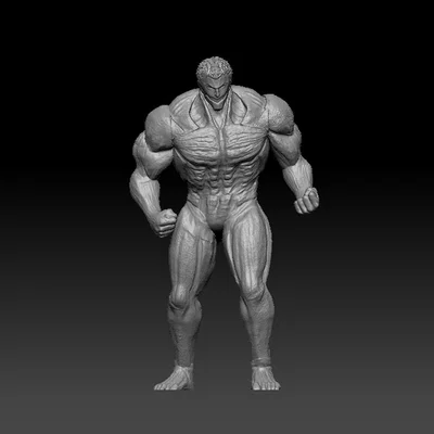 Mô hình 3D Armored Titan - Thiết Giáp Titan (Attack on Titan)