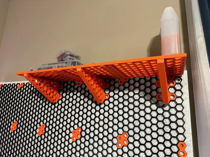 Giá treo kệ tường Honeycomb Storage Wall Shelf Mount - Image 2