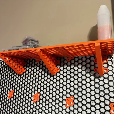 Giá treo kệ tường Honeycomb Storage Wall Shelf Mount