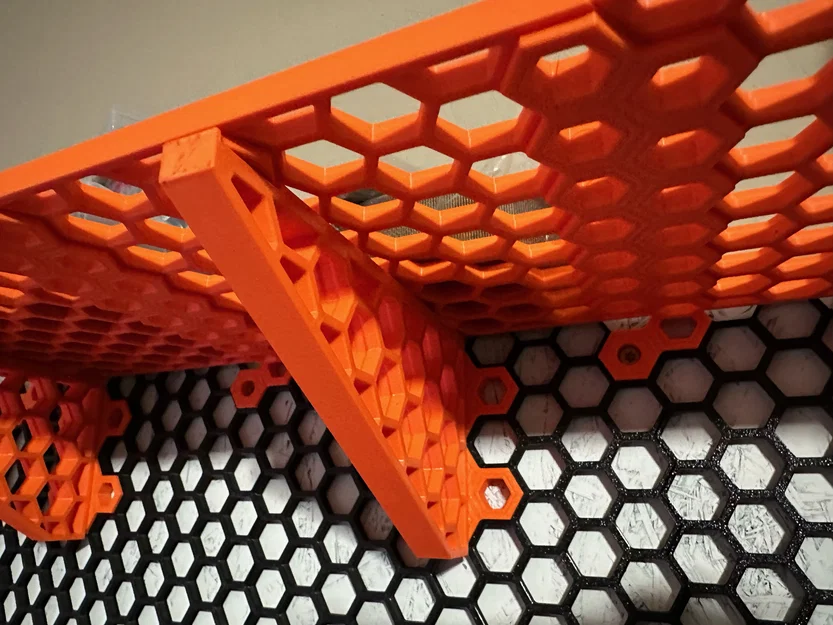 Giá treo kệ tường Honeycomb Storage Wall Shelf Mount - Image 6