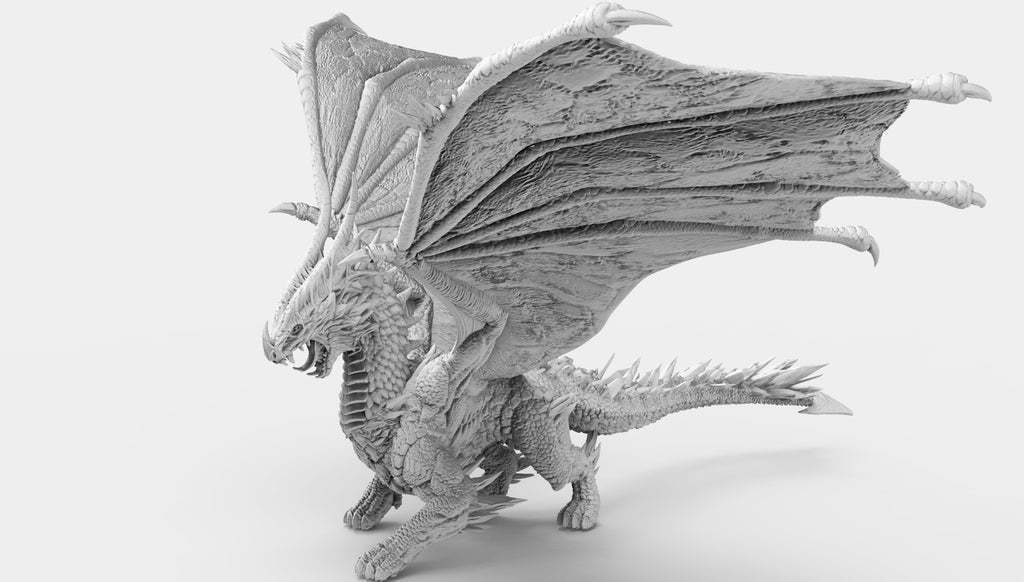 Mô hình rồng 3D chi tiết ấn tượng - File in STL cho người đam mê - Image 1