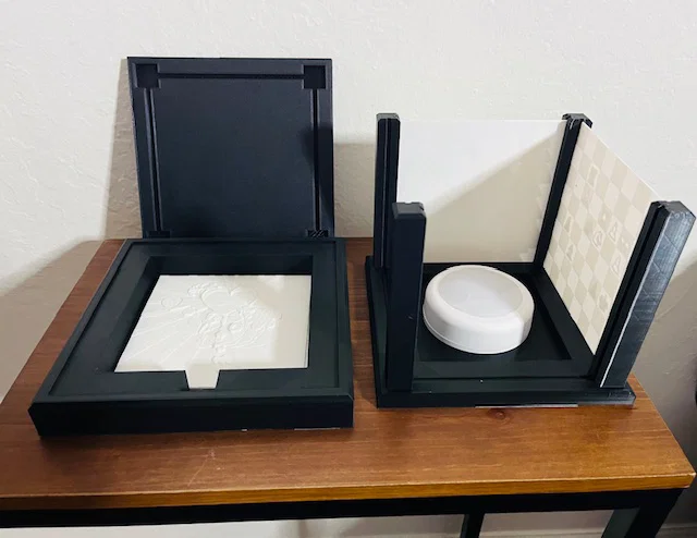 Đèn Lithopane kèm các tấm lithopane và đế lưu trữ - Image 2