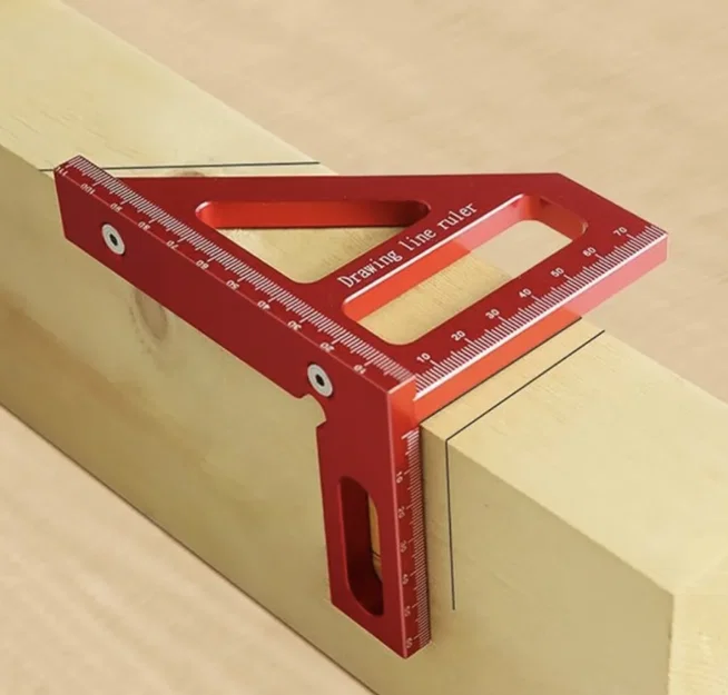 Thước đo vạch dấu Drawing Line Ruler 2.0 cho thợ mộc và DIY - Image 1