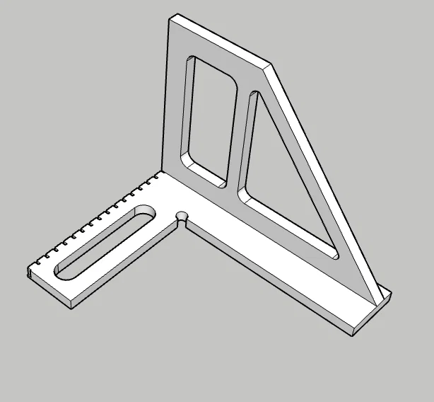 Thước đo vạch dấu Drawing Line Ruler 2.0 cho thợ mộc và DIY - Image 10