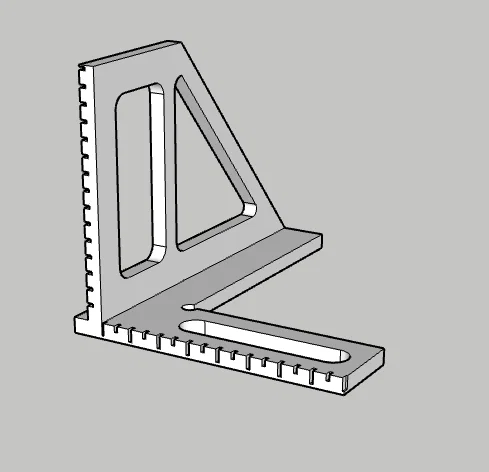 Thước đo vạch dấu Drawing Line Ruler 2.0 cho thợ mộc và DIY - Image 11