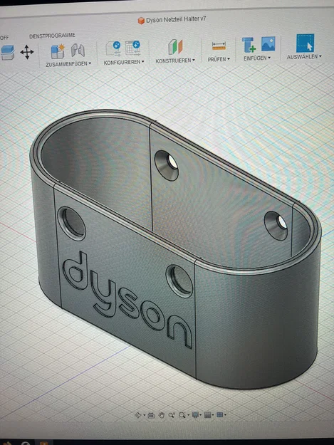 Giá Treo Tường Cho Bộ Sạc Dyson (Dyson Netzteil Wandhalterung) - Image 3