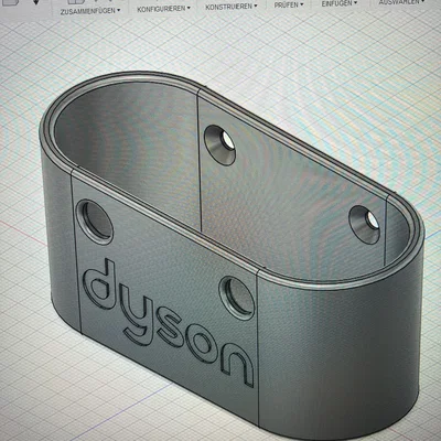 Giá Treo Tường Cho Bộ Sạc Dyson (Dyson Netzteil Wandhalterung)