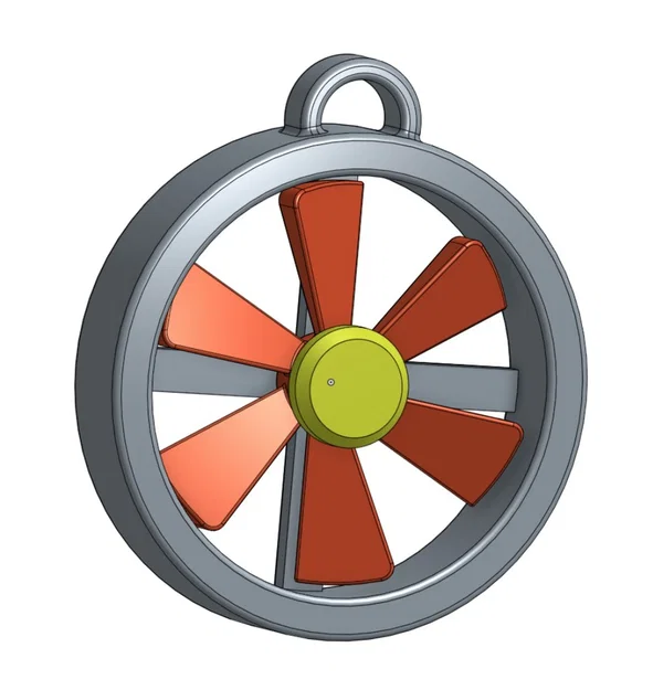 Móc khóa cánh quạt (Propeller key chain) - Image 5