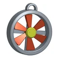 Móc khóa cánh quạt (Propeller key chain) - Thumbnail 5