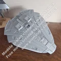 Mô hình in 3D tàu chiến Al'kesh (Goa'uld) tỉ lệ 1:250 từ Stargate SG-1 - Thumbnail 6