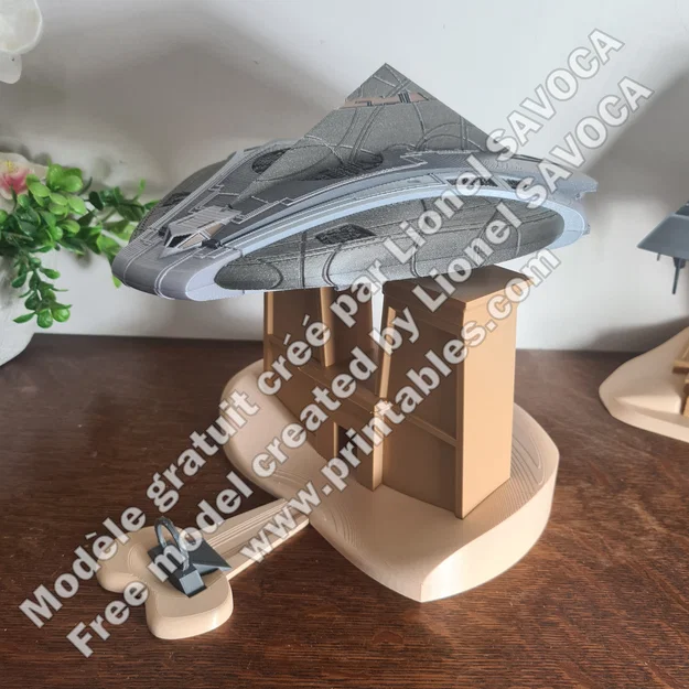 Mô hình in 3D tàu chiến Al'kesh (Goa'uld) tỉ lệ 1:250 từ Stargate SG-1 - Image 8