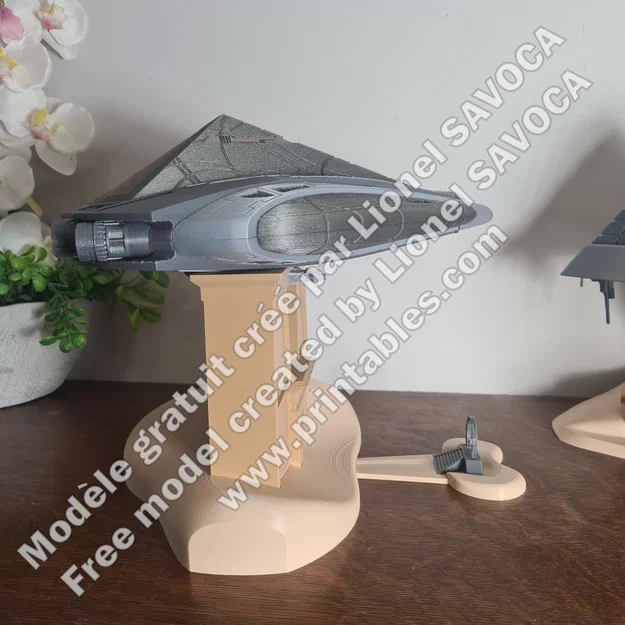 Mô hình in 3D tàu chiến Al'kesh (Goa'uld) tỉ lệ 1:250 từ Stargate SG-1 - Image 10