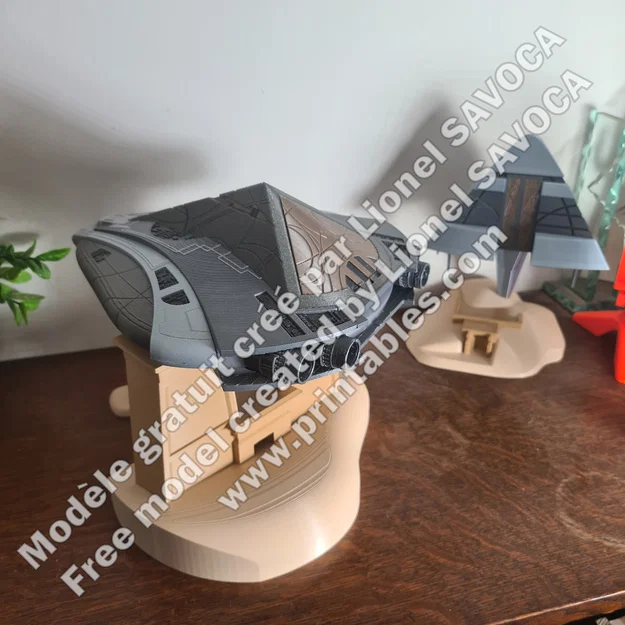 Mô hình in 3D tàu chiến Al'kesh (Goa'uld) tỉ lệ 1:250 từ Stargate SG-1 - Image 12