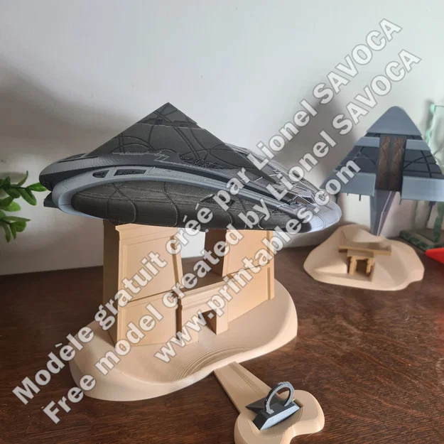 Mô hình in 3D tàu chiến Al'kesh (Goa'uld) tỉ lệ 1:250 từ Stargate SG-1 - Image 14