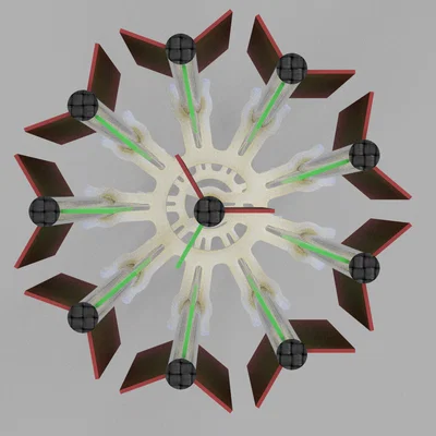 Shiva Arrow Clip – Kẹp gom mũi tên 6+1 / 9+1 (parametric)