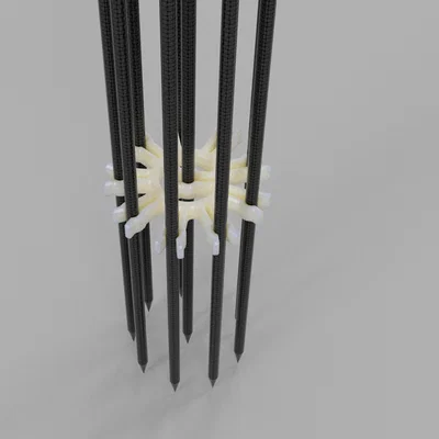 Shiva Arrow Clip – Kẹp gom mũi tên 6+1 / 9+1 (parametric)