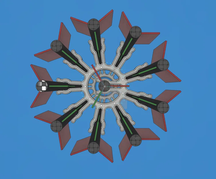 Shiva Arrow Clip – Kẹp gom mũi tên 6+1 / 9+1 (parametric) - Image 9