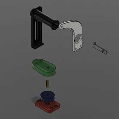 Giá Treo Cuộn Filament Xoay Trên Nóc cho Ender 5/SV05