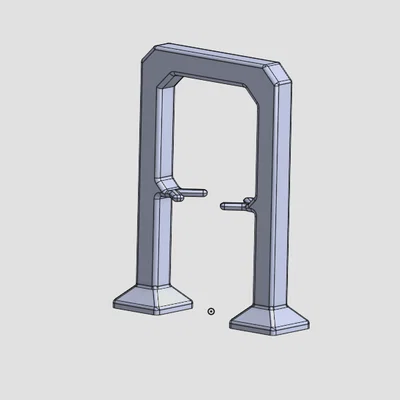 Giá đỡ trưng bày xe Hotwheels (Hotwheels Car Lift Display) 3D