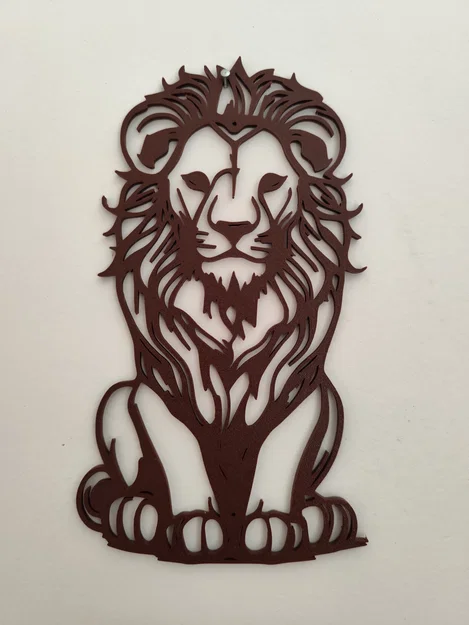 Mẫu trang trí treo tường hình Sư tử (Wallart Lion) độc đáo - Image 1