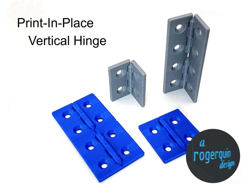 Bản lề dọc Print-In-Place cho nhôm định hình 2020 - Image 1