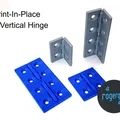 Bản lề dọc Print-In-Place cho nhôm định hình 2020 - Thumbnail 1