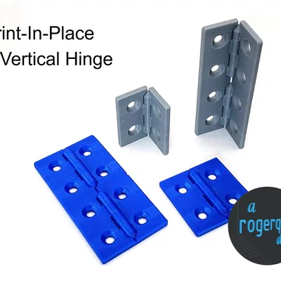Bản lề dọc Print-In-Place cho nhôm định hình 2020