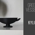 Mô hình chén Kylix Hy Lạp cổ đại - File in 3D tinh tế - Thumbnail 1