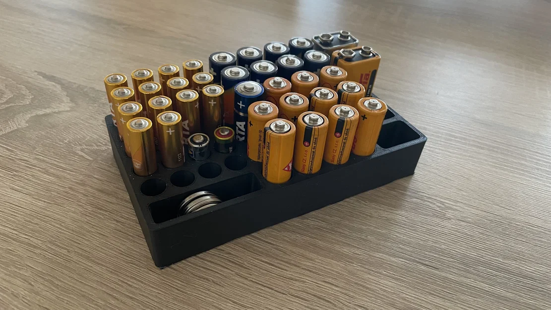 Khay sắp xếp pin (Battery organizer) AA/AAA/9V - Image 1