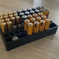 Khay sắp xếp pin (Battery organizer) AA/AAA/9V - Thumbnail 1