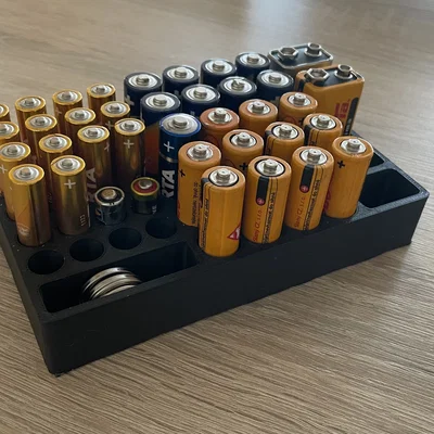 Khay sắp xếp pin (Battery organizer) AA/AAA/9V